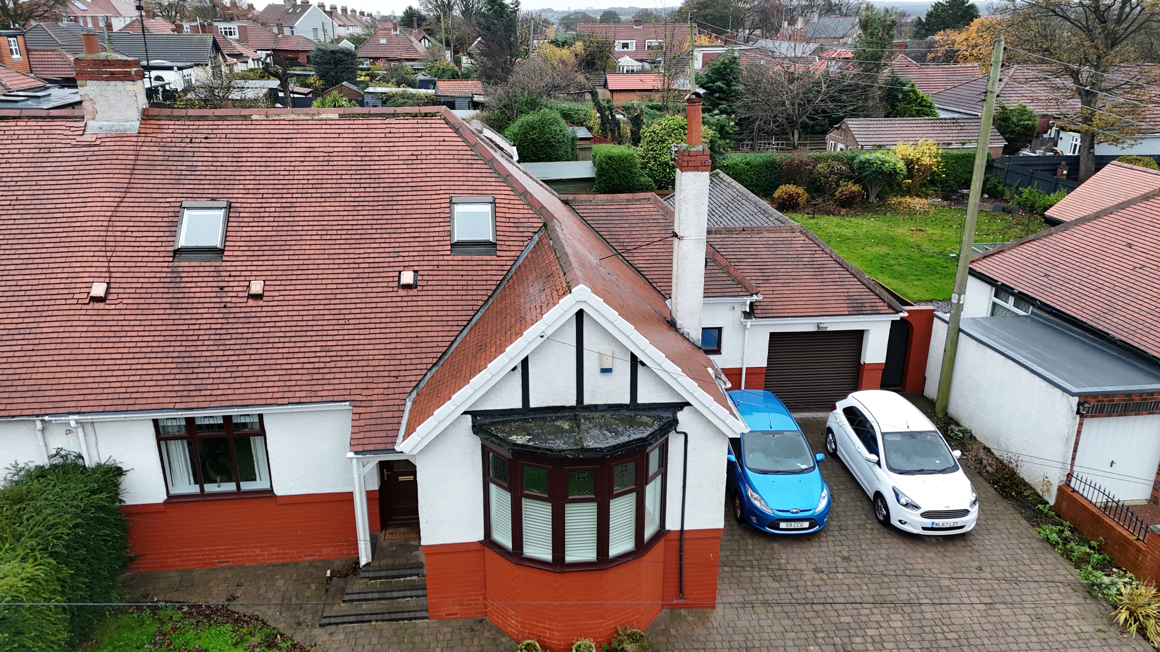 Drone roof survey